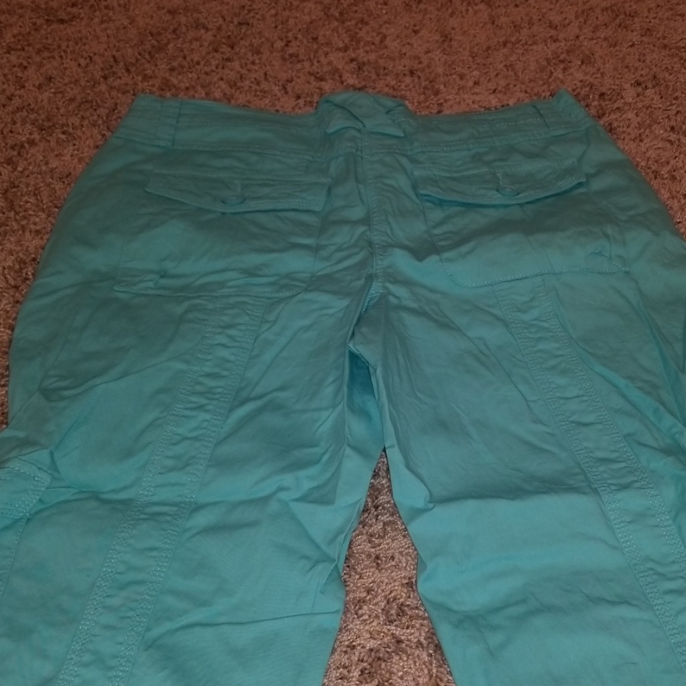 Turquoise capris - Picture 4 of 4